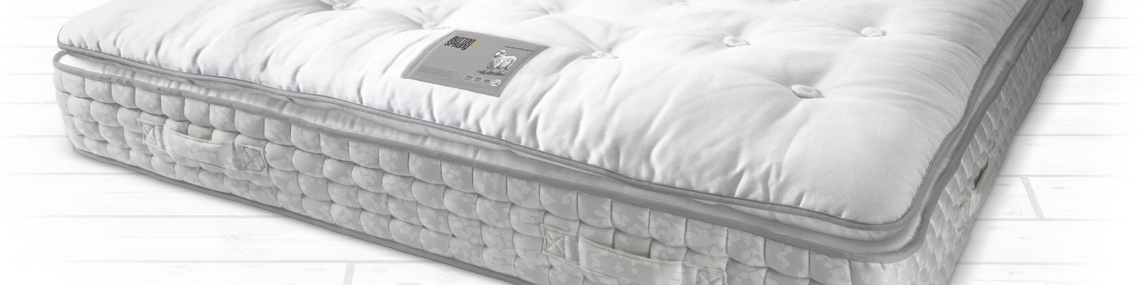 Pillow Top Pocket Sprung Matttreses Button & Sprung