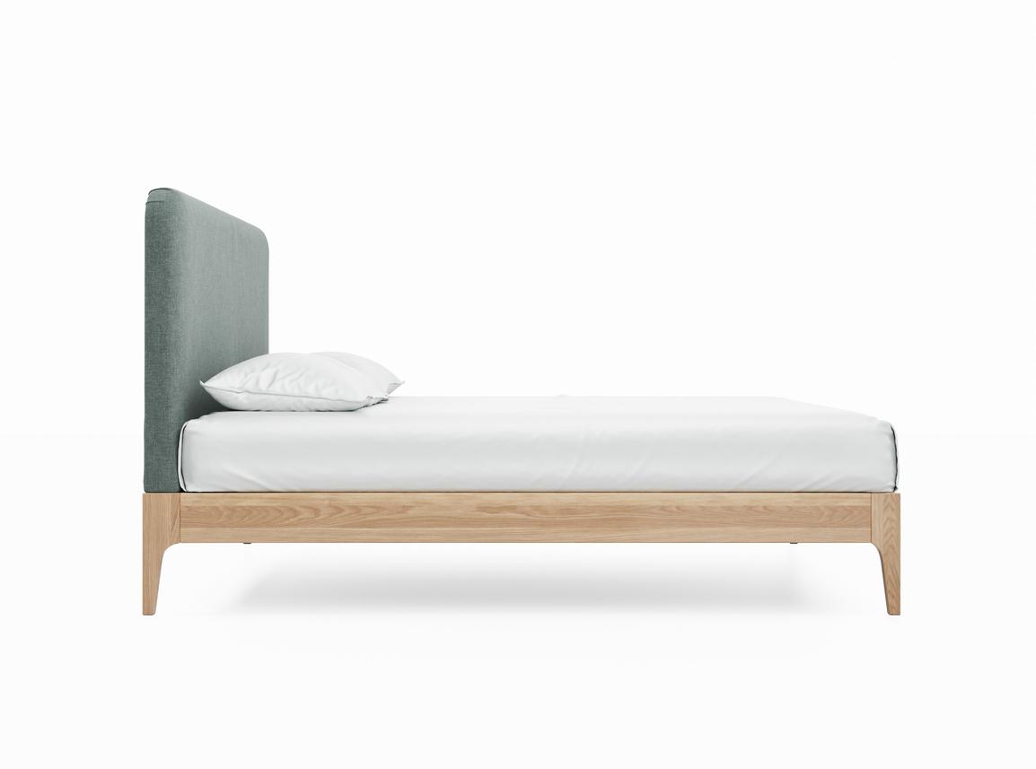Sage King Size Bed Frame In Thistle fabric