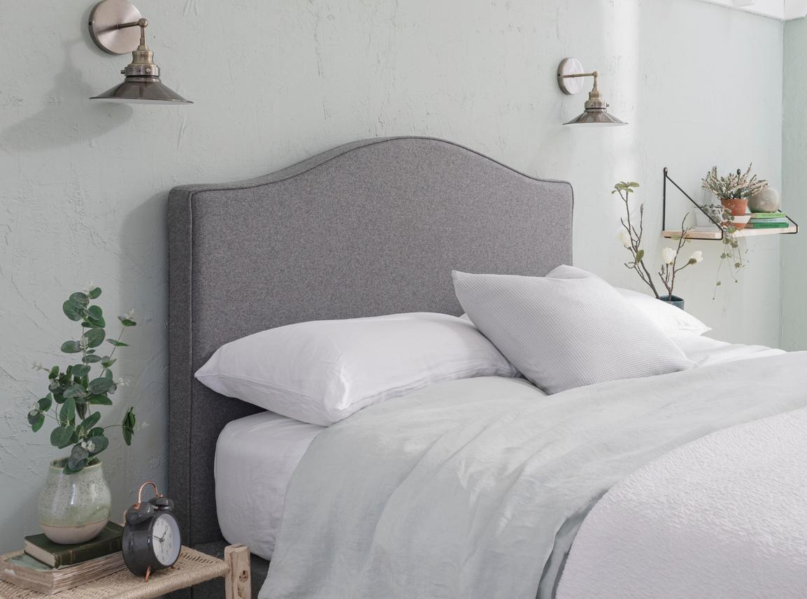 Primrose Super King Size Bed Frame In Dove fabric
