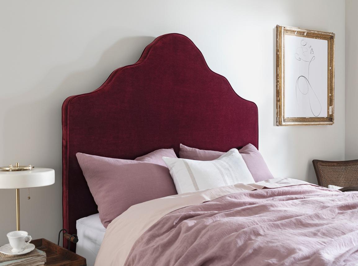 Rose Super King Size Bed Frame In Dove fabric