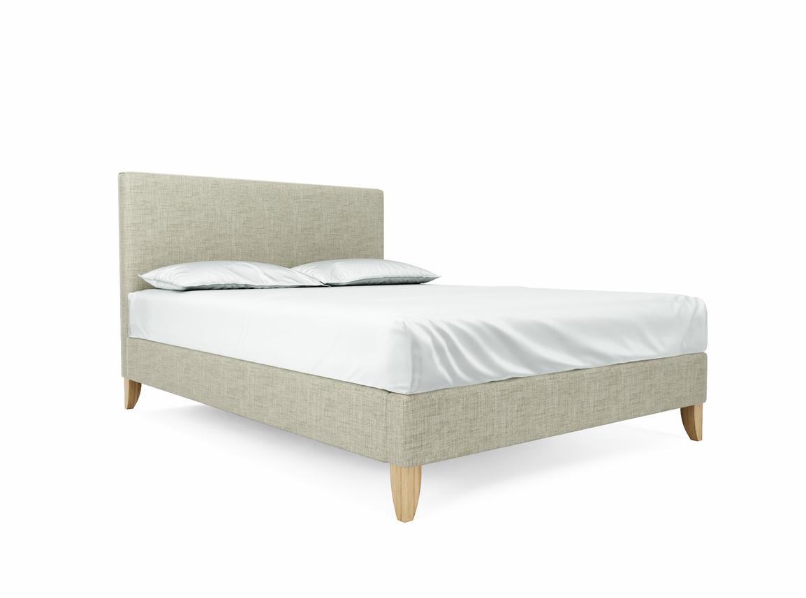 Burdock King Size Bed Frame In Dove fabric
