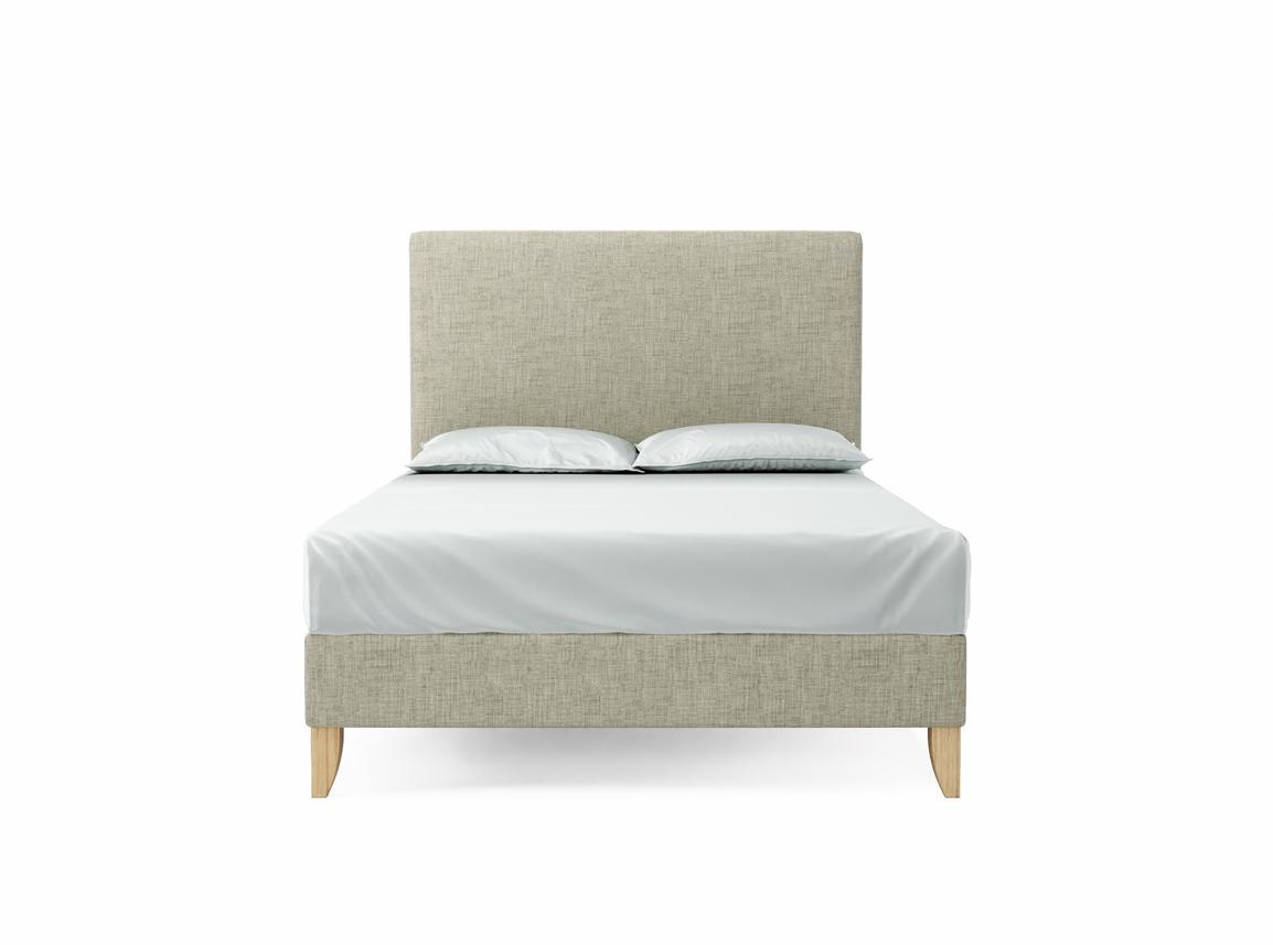Burdock (Mid) Double Bed Frame In Dove fabric
