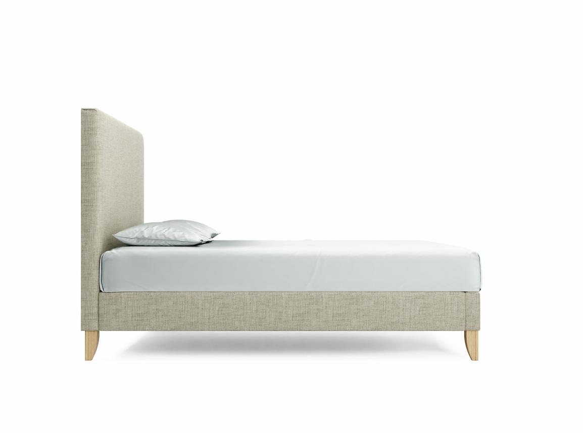 Burdock (Mid) Double Bed Frame In Dove fabric
