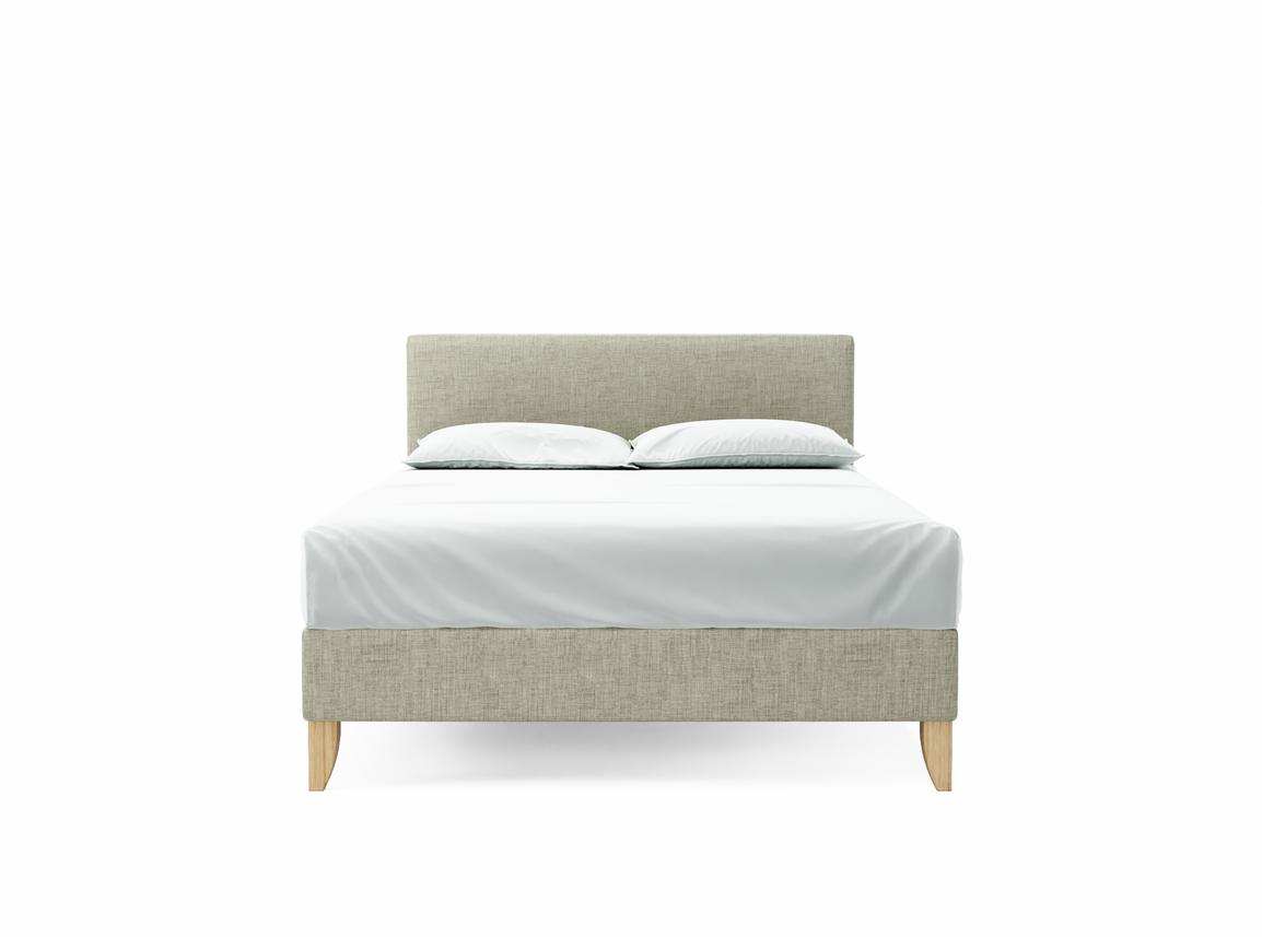 Burdock (Short) Double Bed Frame In Dove fabric