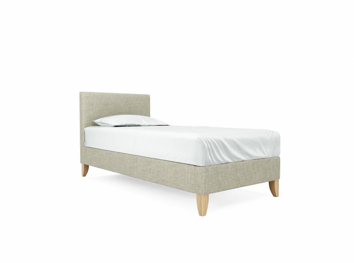 Burdock (Short) Single Bed Frame In Dove fabric