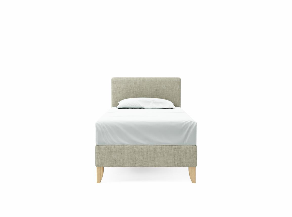 Burdock (Short) Single Bed Frame In Dove fabric