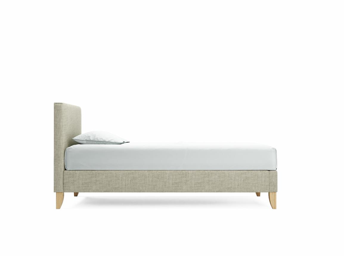 Burdock (Short) Single Bed Frame In Dove fabric