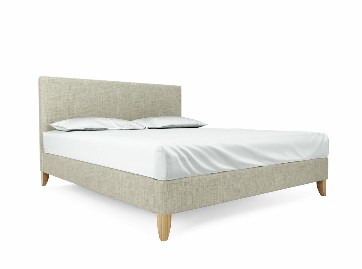 Burdock Super King Size Bed Frame In Dove fabric