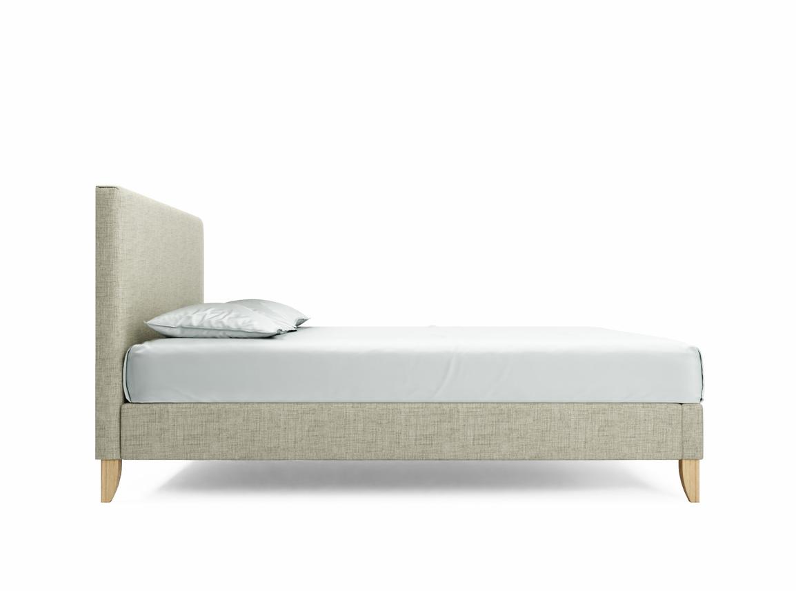 Burdock Super King Size Bed Frame In Dove fabric