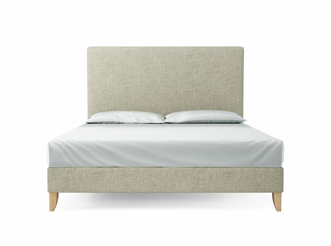 Burdock (Tall) Super King Size Bed Frame In Dove fabric