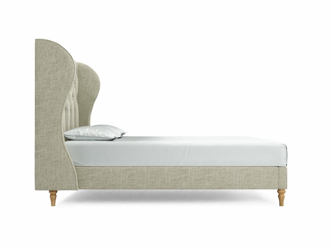 Camelia King Size Bed Frame In Dove fabric