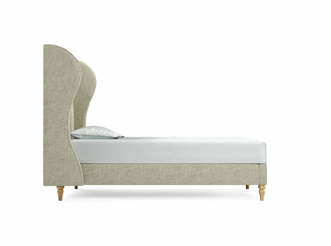 Camelia Single Bed Frame In Dove fabric