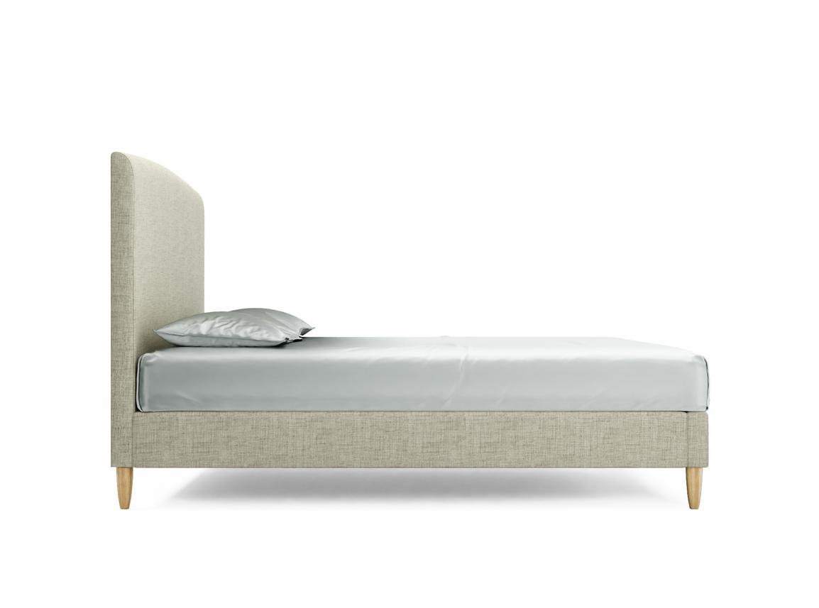 Dahlia King Size Bed Frame In Dove fabric