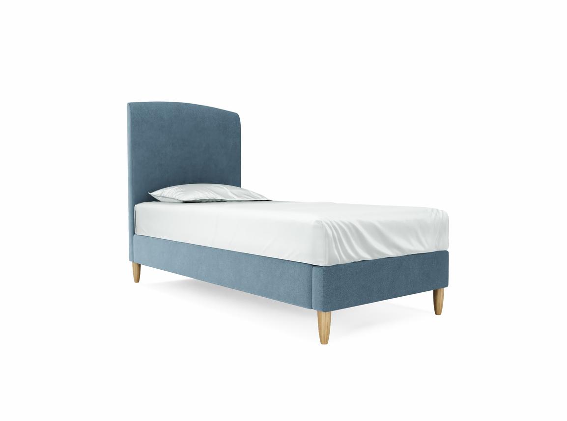Dahlia Single Bed Frame In Adriatic fabric