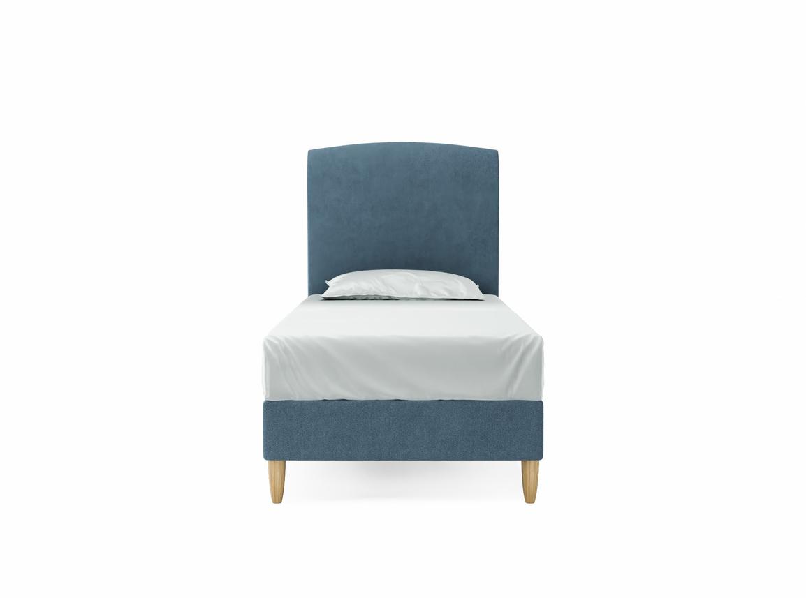 Dahlia Single Bed Frame In Adriatic fabric