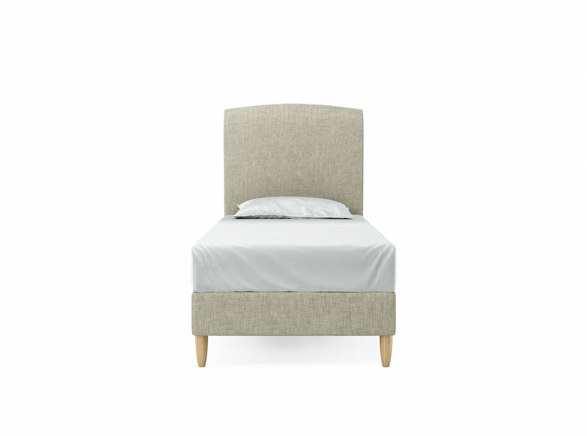 Dahlia Single Bed Frame In Dove fabric
