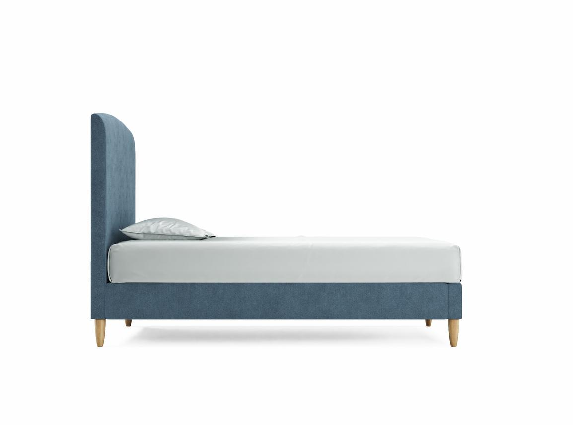 Dahlia Single Bed Frame In Adriatic fabric