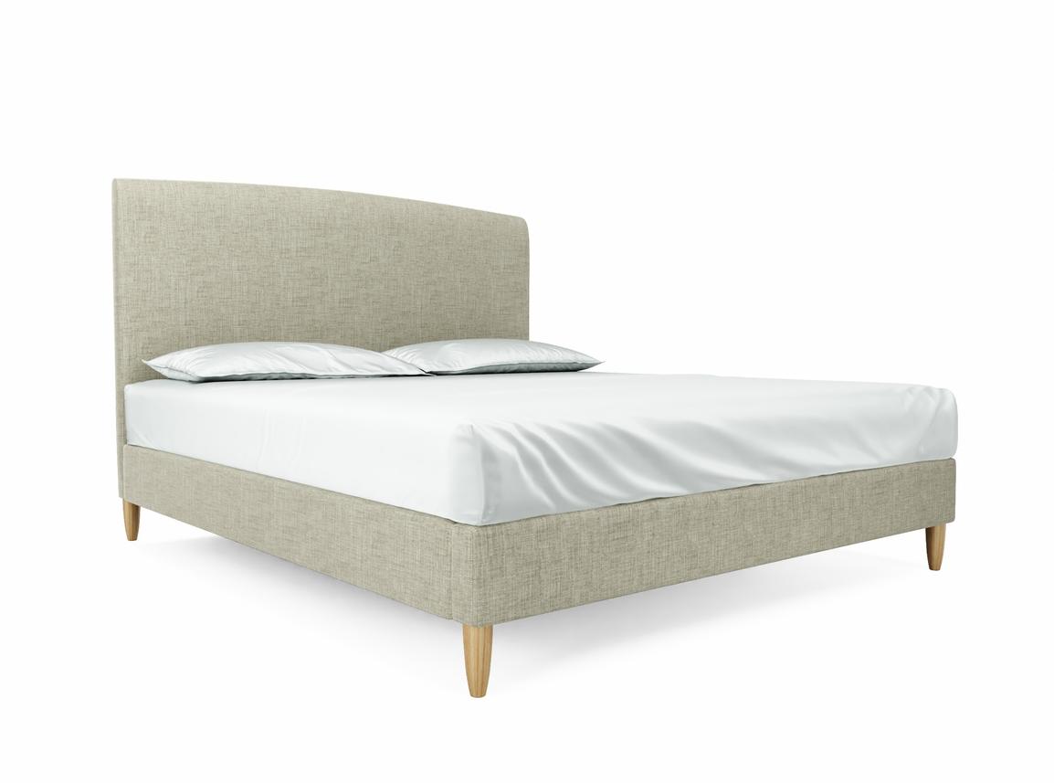 Dahlia Super King Size Bed Frame In Dove fabric