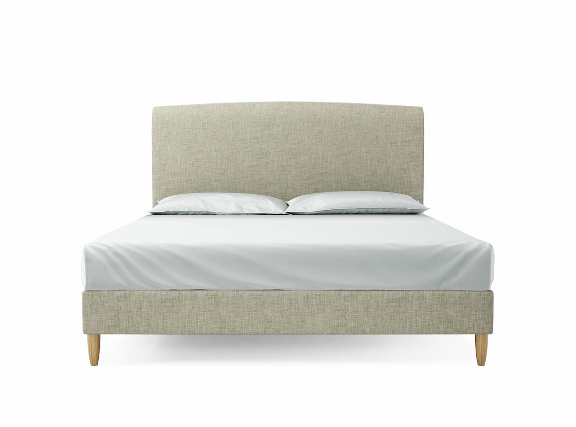 Dahlia Super King Size Bed Frame In Dove fabric