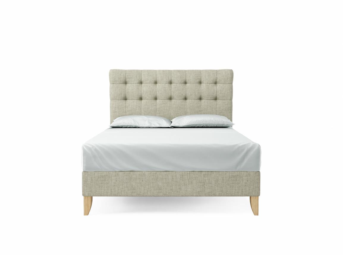Daisy Double Bed Frame In Dove fabric