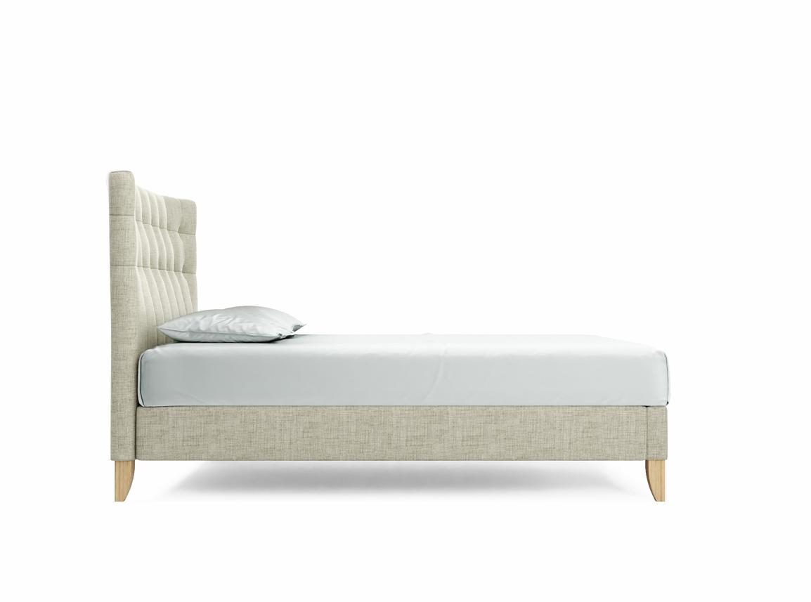 Daisy Double Bed Frame In Dove fabric