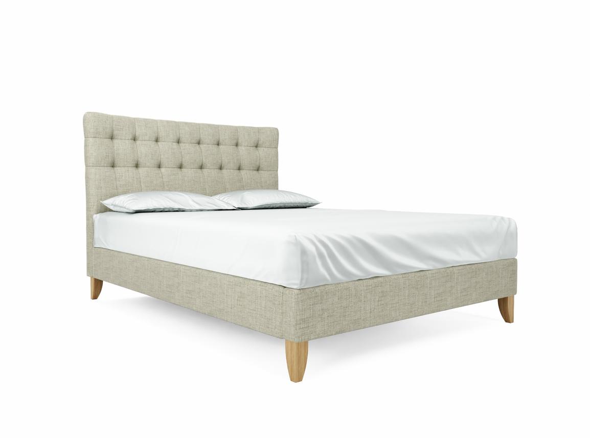 Daisy King Size Bed Frame In Dove fabric