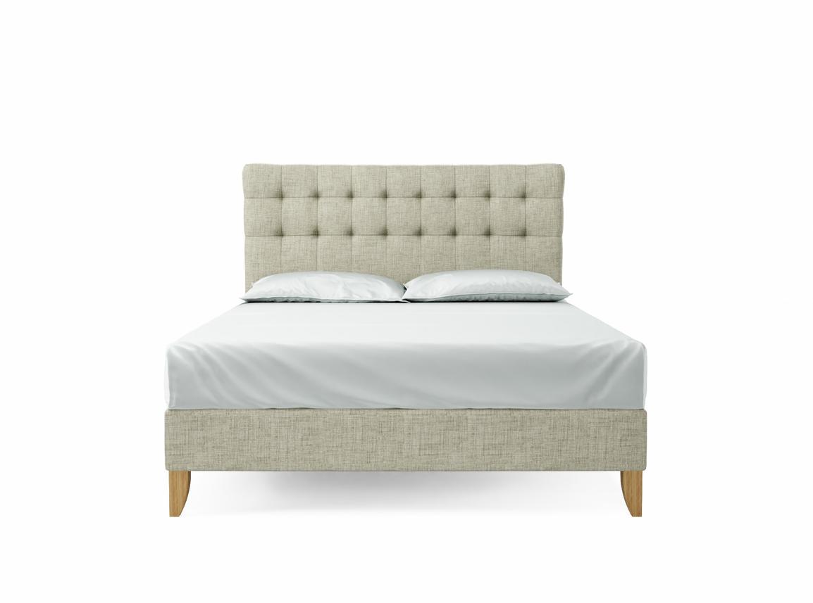 Daisy King Size Bed Frame In Dove fabric