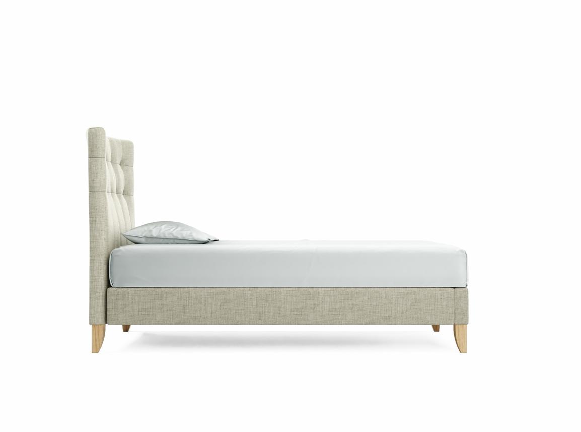 Daisy Single Bed Frame In Dove fabric