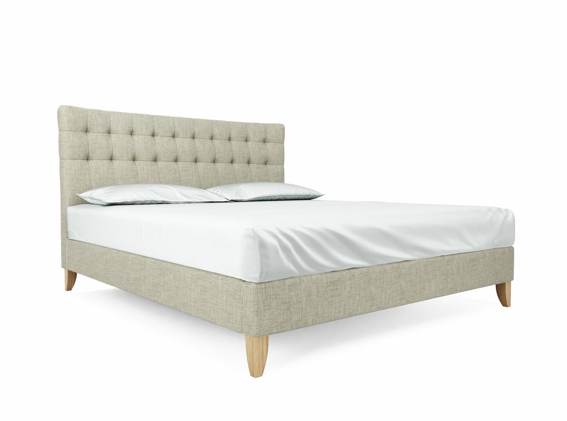 Daisy Super King Size Bed Frame In Dove fabric