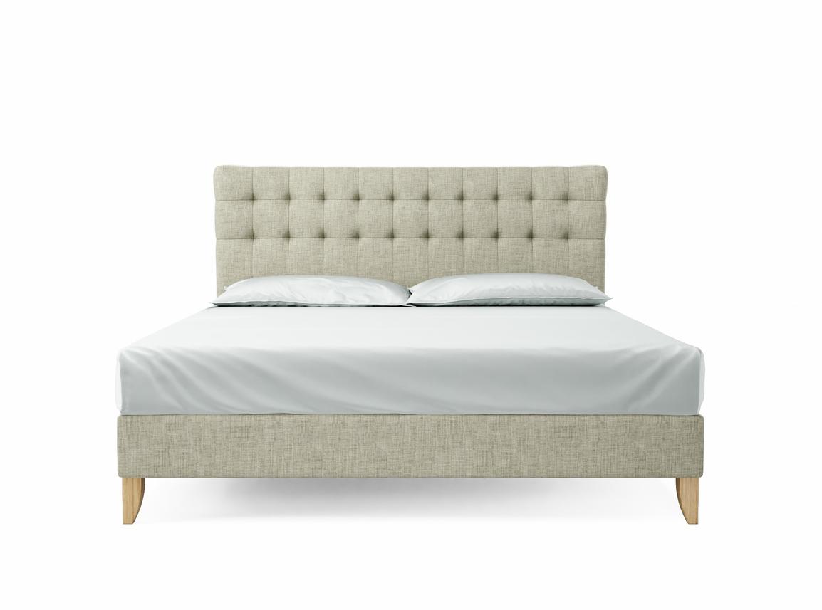 Daisy Super King Size Bed Frame In Dove fabric
