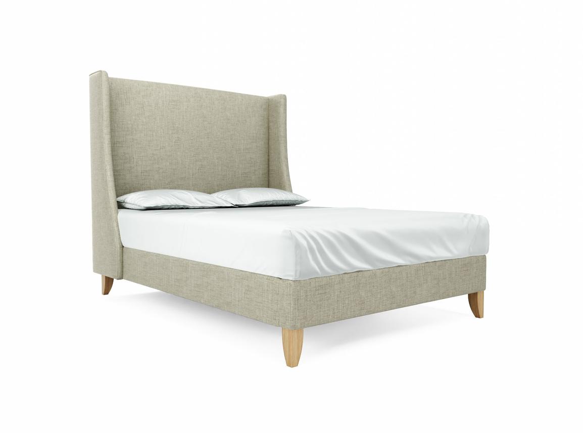 Holly Double Bed Frame In Dove fabric