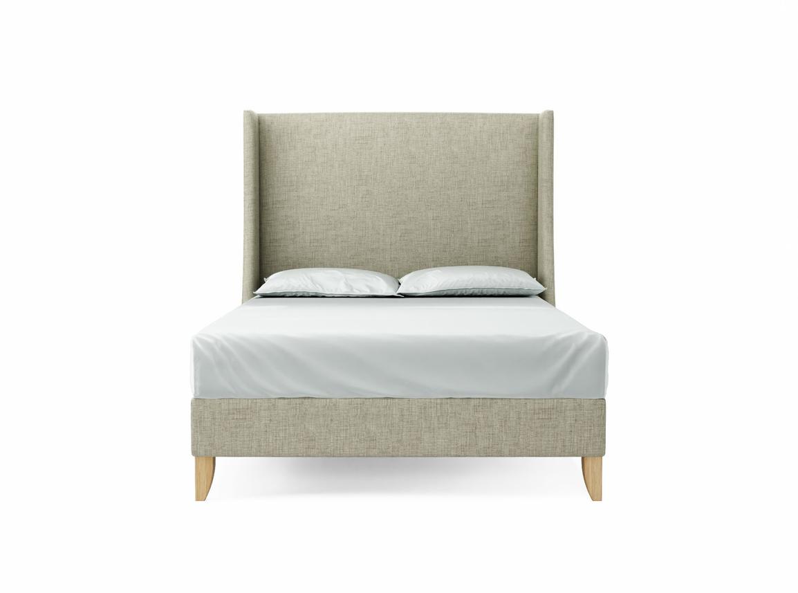 Holly Double Bed Frame In Dove fabric