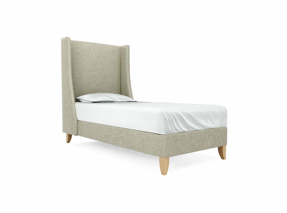 Holly Single Bed Frame In Dove fabric