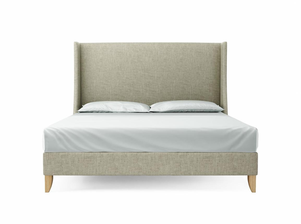 Holly Super King Size Bed Frame In Dove fabric
