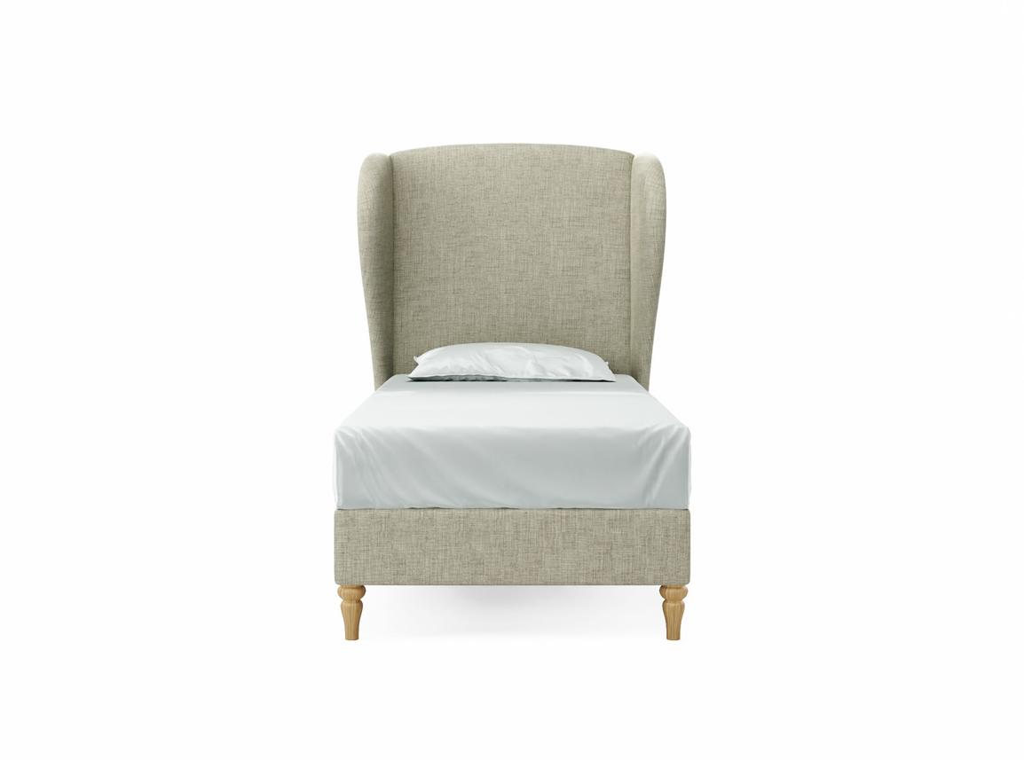 Lupin Single Bed Frame In Dove fabric