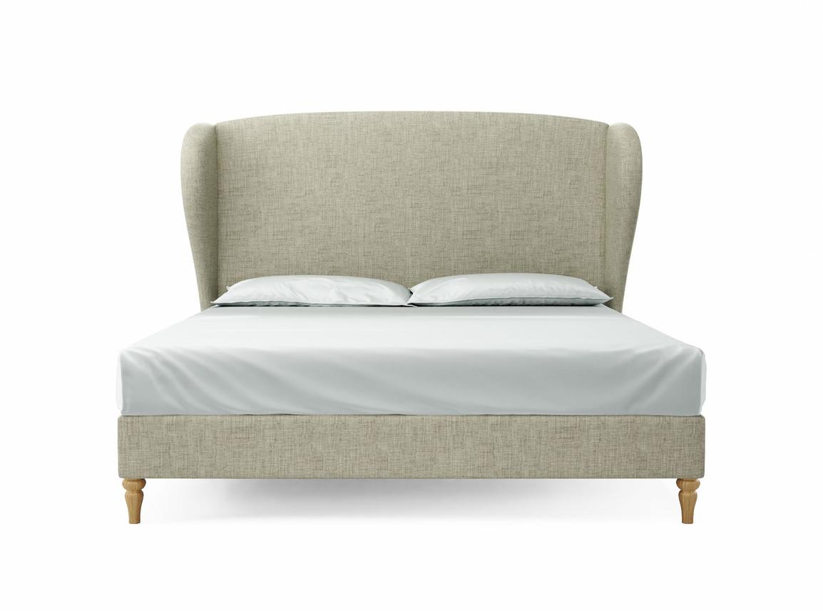 Lupin Super King Size Bed Frame In Dove fabric