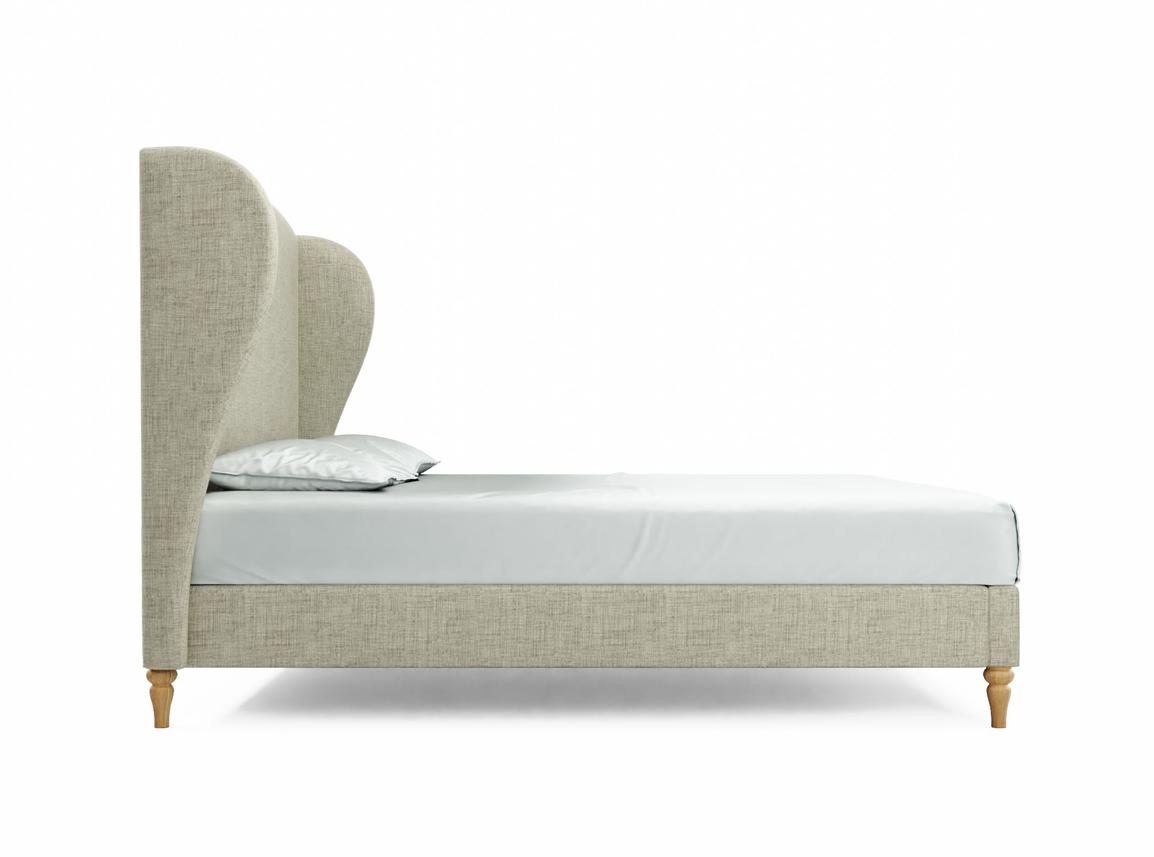 Lupin Super King Size Bed Frame In Dove fabric