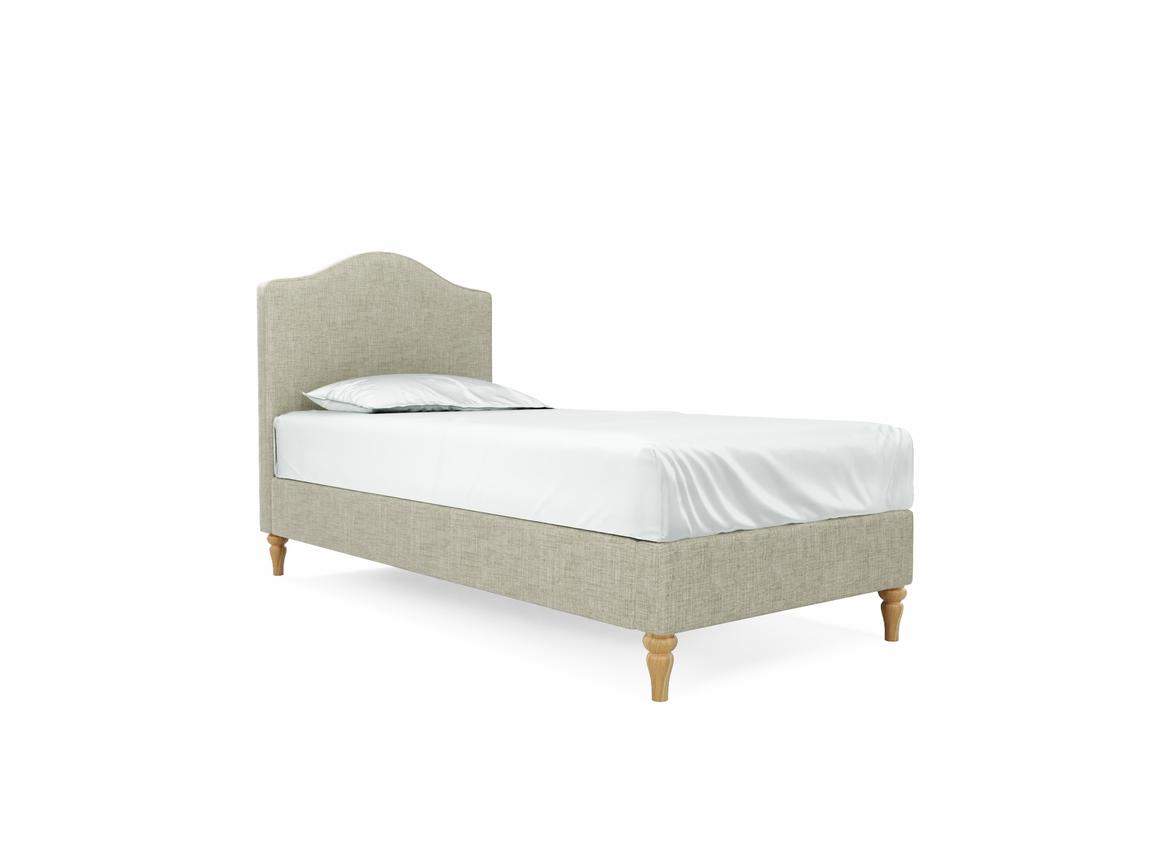 Primrose Single Bed Frame In Dove fabric