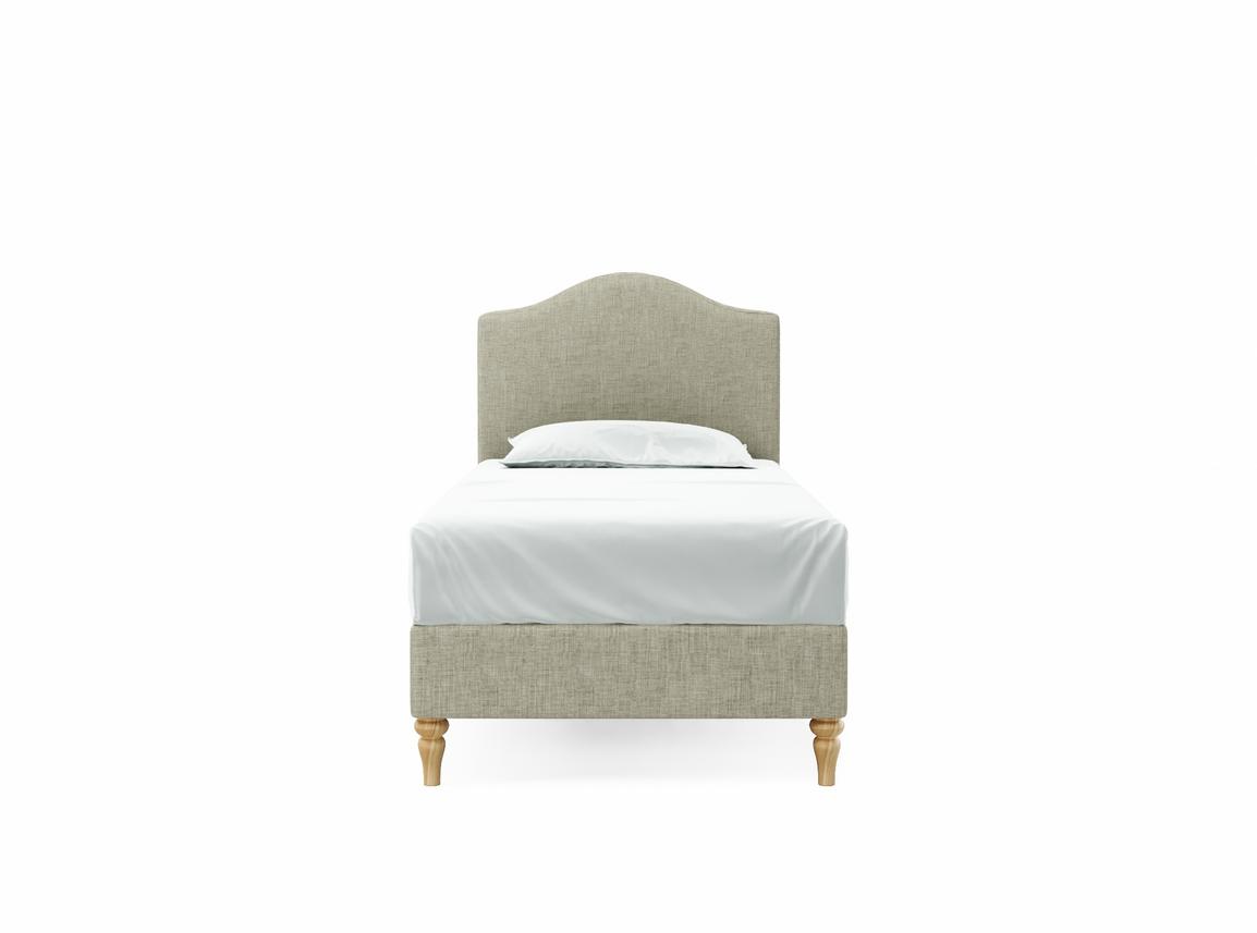 Primrose Single Bed Frame In Dove fabric