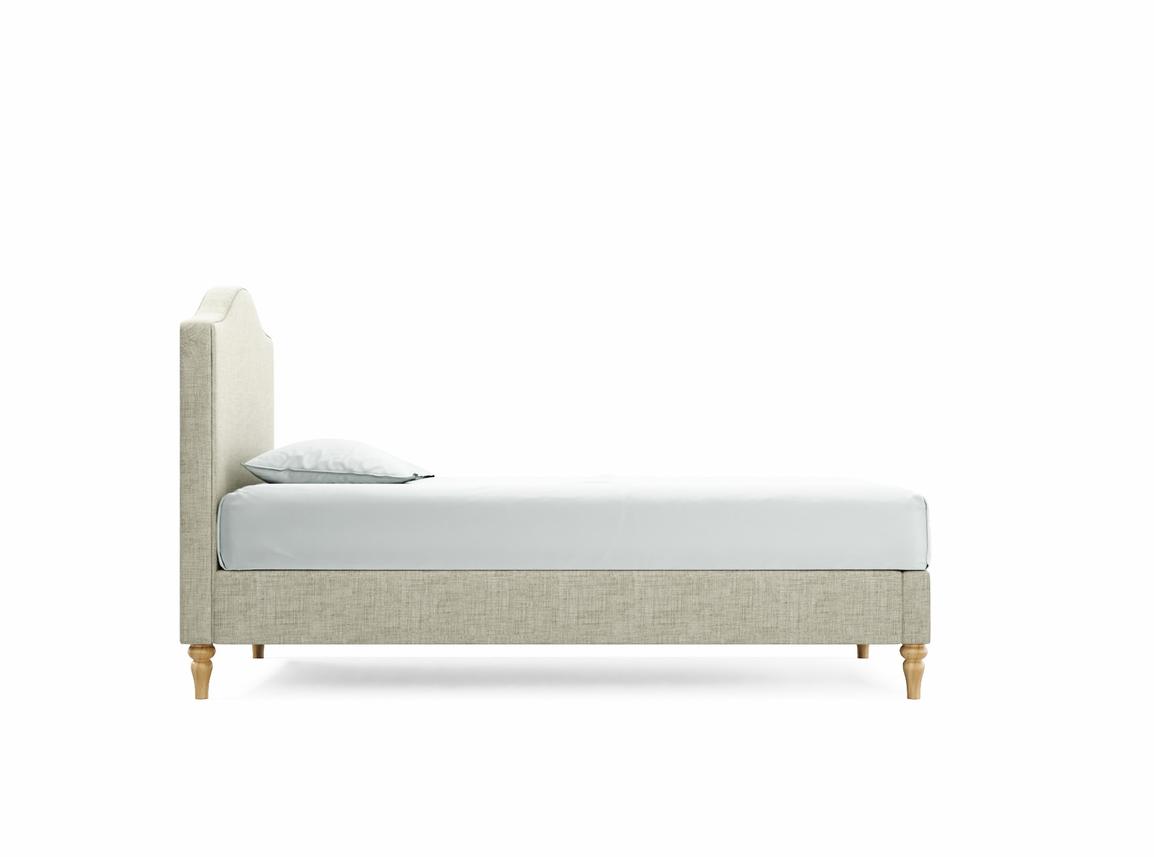 Primrose Single Bed Frame In Dove fabric