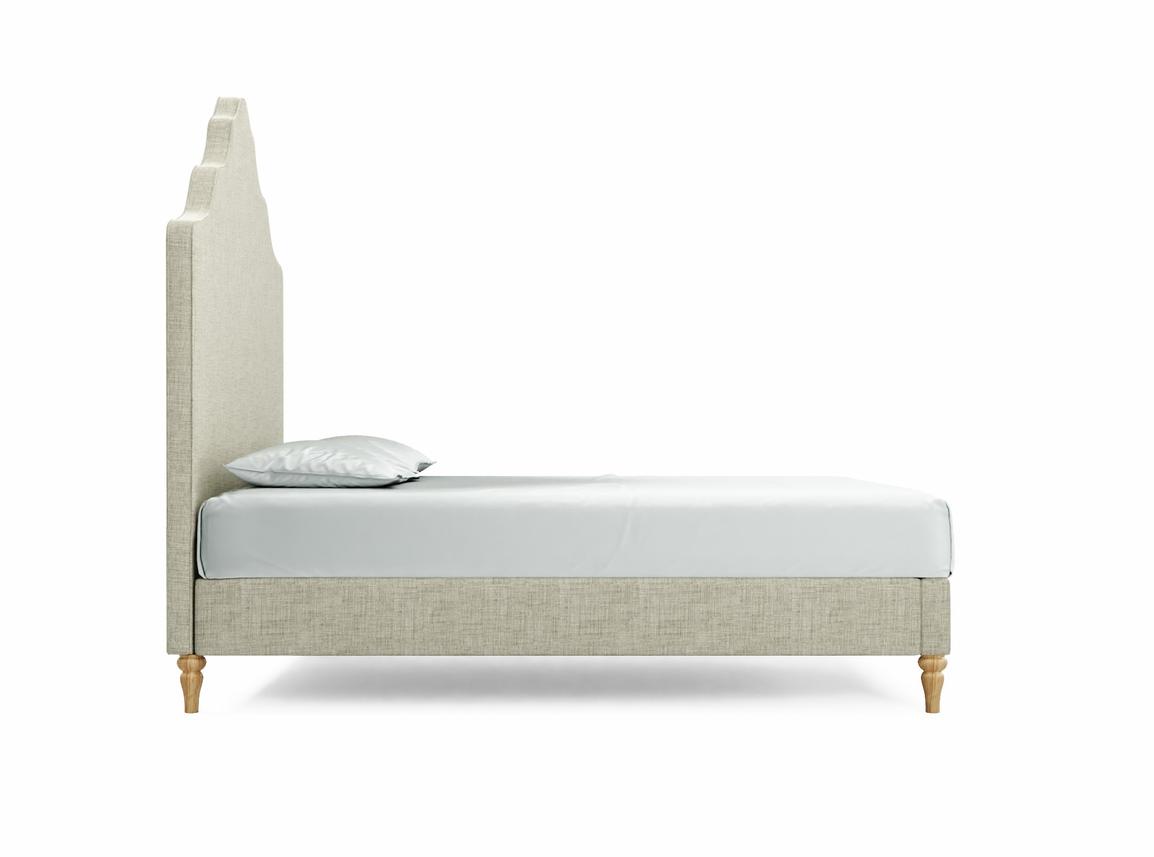 Rose Double Bed Frame In Dove fabric