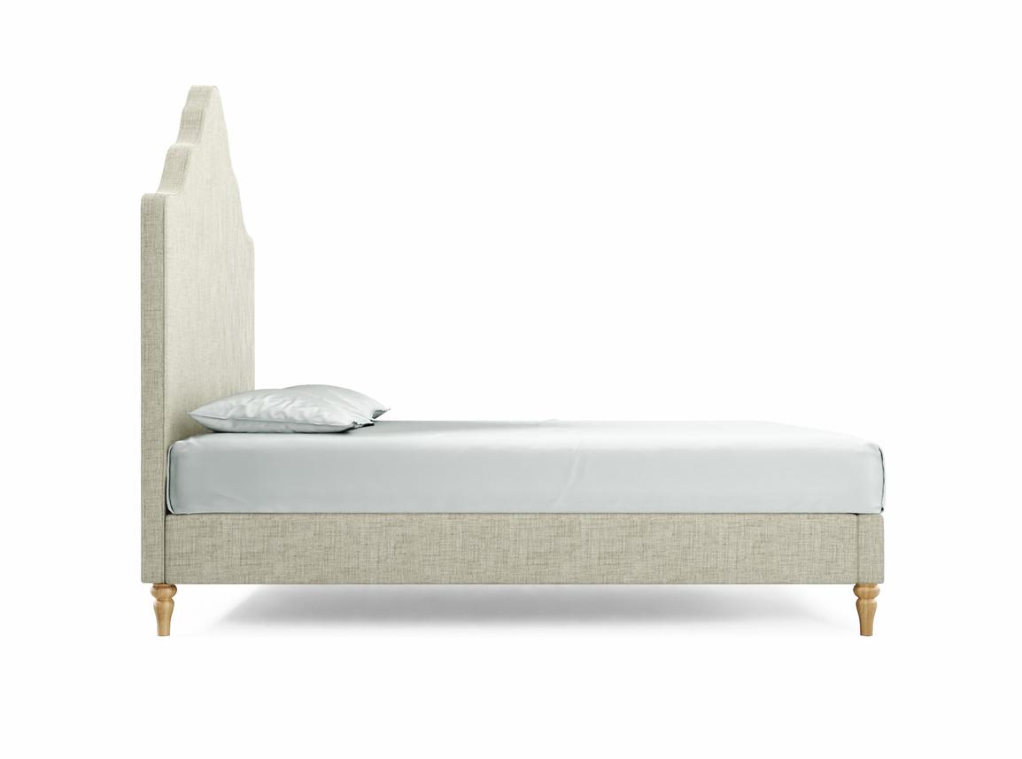 Rose King Size Bed Frame In Dove fabric