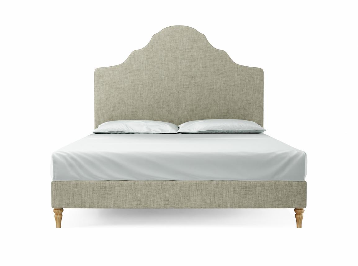 Rose Super King Size Bed Frame In Dove fabric