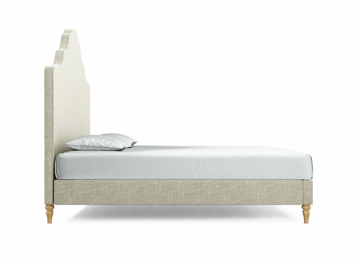 Rose Super King Size Bed Frame In Dove fabric