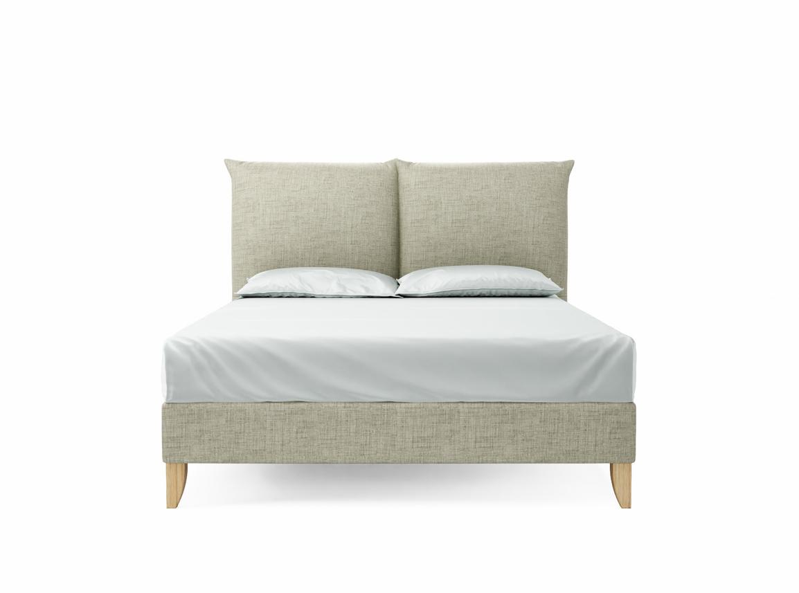 Willow King Size Bed Frame In Dove fabric