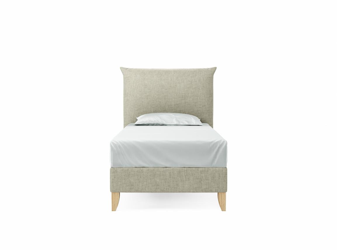 Willow Single Bed Frame In Dove fabric