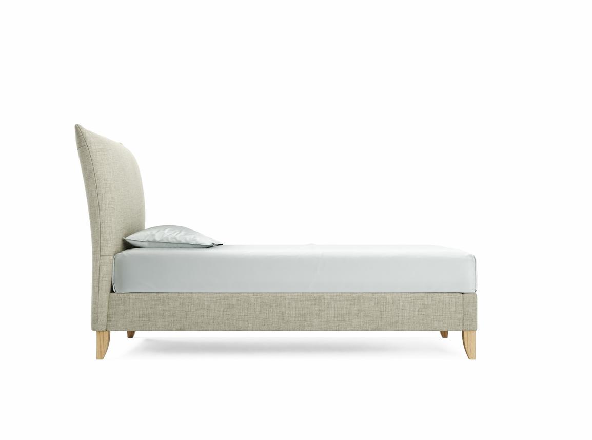 Willow Single Bed Frame In Dove fabric