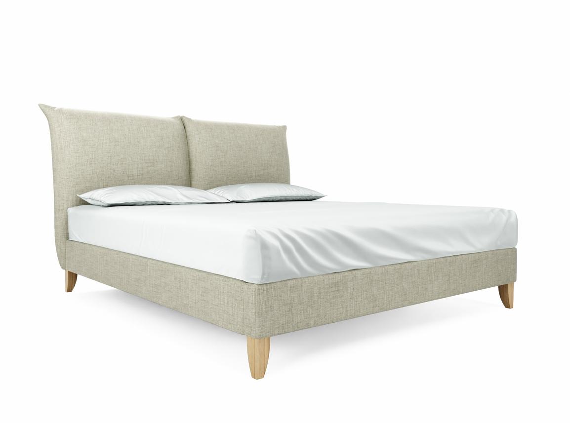 Willow Super King Size Bed Frame In Dove fabric