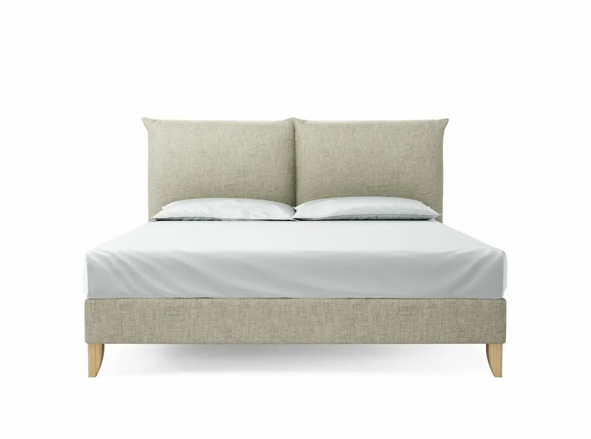 Willow Super King Size Bed Frame In Dove fabric