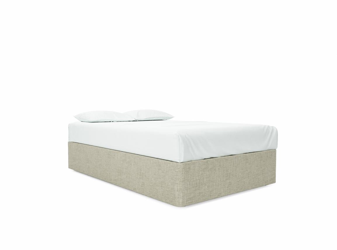 Base Only Small Double Divan In Dove fabric